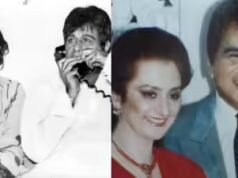Dilip Kumar teve um segundo casamento com Asma, 16 anos após o casamento com Saira