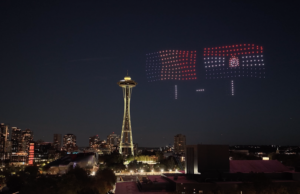 Egito e Bélgica empataram, mas drones conquistam vitória na Copa do Mundo sobre Seattle com placar iluminado