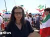 Iranianos-americanos protestam contra seleção iraniana na Copa do Mundo