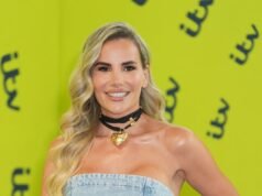 A estrela do actuality present Georgia Kousoulou no funeral de Jake Corridor: ‘Um dia para você’