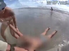 Deputado da Flórida arrasta banhista ‘indiferente’ do oceano em resgate dramático