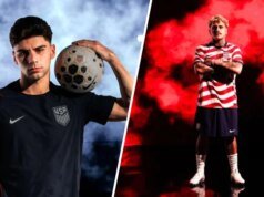 Futebol dos EUA revela novas camisas com estrelas e listras antes da Copa do Mundo de 2026