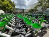 Dentro do armazém da Lime em Seattle, onde 15 mil bicicletas e scooters estão preparadas para a onda da Copa do Mundo