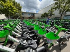 Dentro do armazém da Lime em Seattle, onde 15 mil bicicletas e scooters estão preparadas para a onda da Copa do Mundo