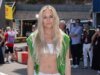 Lindsey Vonn sorri ao poder voltar a despejar o conteúdo actual do treino novamente