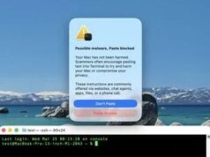 Apple detalha aviso anti-scam de terminal no macOS