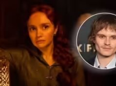 Olivia Cooke, 32, interpreta a mãe de Tom Glynn-Carney, de 31 anos