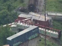 Equipes de materiais perigosos correm para o descarrilamento do trem na Pensilvânia enquanto os residentes são instruídos a se abrigar no native