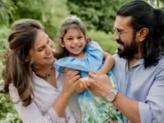 Ram Charan e Upasana revelam o rosto da filha Klin Kaara pela primeira vez