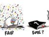 Cartoons esportivos do dia