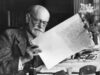 Citação do dia de Sigmund Freud: “O homem virtuoso contenta-se em sonhar o que o homem mau faz na vida actual.”