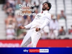 Bashir marca o golo tardio pela Inglaterra