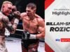 Billam-Smith garante vitória por nocaute técnico sobre Rozicki em batalha EPIC