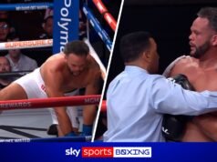 O peso pesado Zokirov derruba e para o adversário em apenas dois rounds!