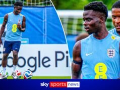 A condição física de Saka é uma preocupação para a Inglaterra? Números de disponibilidade do Winger analisados
