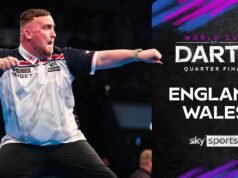 Estrelas menores na vitória da Inglaterra sobre o País de Gales no confronto ÉPICO da Copa do Mundo de Dardos