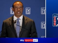 Tiger Woods apresenta uma mudança no PGA Tour em rara aparição desde a prisão por DUI