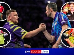 Bunting derrotado enquanto Littler e Humphries progridem no Nordic Darts Masters