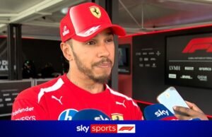 ‘Vou tentar!’ – Hamilton almeja ‘trabalho perfeito’ para conquistar a primeira vitória da Ferrari