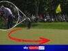 Spieth afunda uma tacada INACREDITÁVEL de 63 pés voltada completamente para o lado errado!