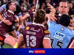 Cobbo marca três gols na série State of Origin do nível Maroons