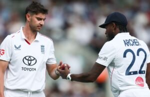 Archer e Tongue descansaram enquanto a Inglaterra escolhe Wooden e Mahmood para a abertura do T20 contra a Índia