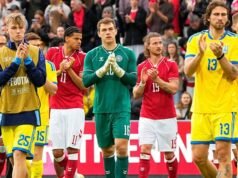 Eriksen ‘está bem e em casa’ após desmaiar durante amistoso com a Dinamarca