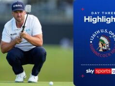 Clark domina em Shinnecock e consegue seis pontos de vantagem sobre o grupo de perseguidores no US Open