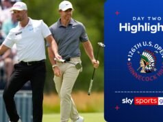 Clark mantém vantagem de quatro tacadas sobre Schauffele e Fitzpatrick no US Open