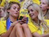 A esposa do zagueiro sueco da Copa do Mundo montou em um touro mecânico, Eleonora Incardona faz check-in e biscoitos de cachorro-quente?
