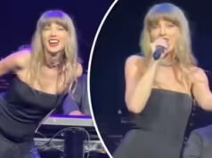Taylor canta ‘Love Story’ para Travis antes do casamento – ASSISTA
