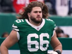 Fonte AP: Jets concordam com extensão de quatro anos com o guarda Joe Tippmann