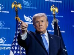 Trump ganhou mais de US$ 1 bilhão com criptografia no primeiro ano de volta ao cargo