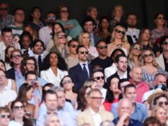 ¡Encuentra las estrellas en Wimbledon! Sienna Miller, Stephen Graham y Tom Hiddleston en la cancha central un sábado soleado