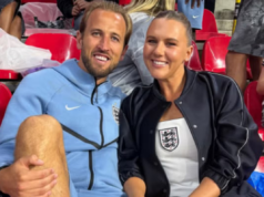 La esposa de Harry Kane emite un veredicto de tres palabras después de la emoción del Mundial de Inglaterra