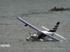 Ocho rescatados de un hidroavión que realizó un «aterrizaje forzoso» en el río Manhattan