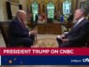 Cinco conclusiones de la entrevista del presidente Donald Trump con CNBC
