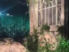 Imágenes filtradas muestran un primer vistazo sorprendente DENTRO de la boda de Taylor Swift y Travis Kelce: vea el pasillo de la novia, el altar y los toques personales de la pareja mientras las celebridades desaparecen a través de las ‘puertas mágicas’ del castillo de MSG