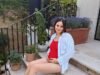 La embarazada Holly Ramsay acuna su creciente panza en un traje de baño rojo mientras disfruta de la ola de calor con su esposo Adam Peaty en medio de nuevas consecuencias familiares.