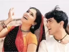 Aamir e Gracy recriam cena icônica de Lagaan