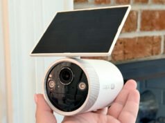 Instalé una cámara de seguridad con panel photo voltaic en mi jardín y la calidad de la imagen superó a mi Ring