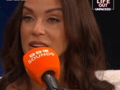 Vicky Pattison se seca las lágrimas mientras habla de no tener un bebé todavía después de compartir su viaje de fertilidad
