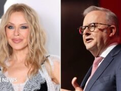 El primer ministro australiano se disculpa por comentarios «inapropiados» sobre Kylie Minogue