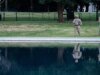 El atleta olímpico David Hearn se declara inocente de los cargos de dañar el Reflecting Pool