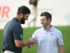 Rory McIlroy dá as boas-vindas a Jon Rahm, campo lotado do Scottish Open