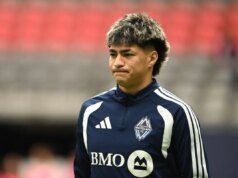 Kenji Cabrera, do Whitecaps, passa por cirurgia no pé