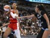 O standing de A’ja Wilson não está claro enquanto os Ases se preparam para o Sky
