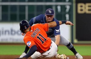 Rays supera Astros no duelo de arremessadores pela nona vitória consecutiva