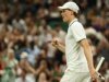O atual campeão Jannik Sinner chega às semifinais de Wimbledon