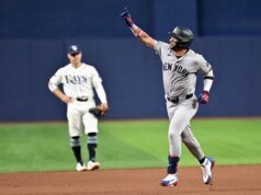 Yankees venceram Rays com 3 rebatidas, todos dwelling runs